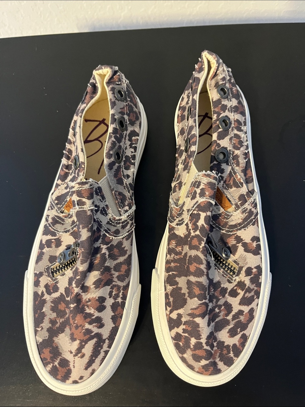 Blowfish Mariachi Leopard-Print Slip-On Sneakers